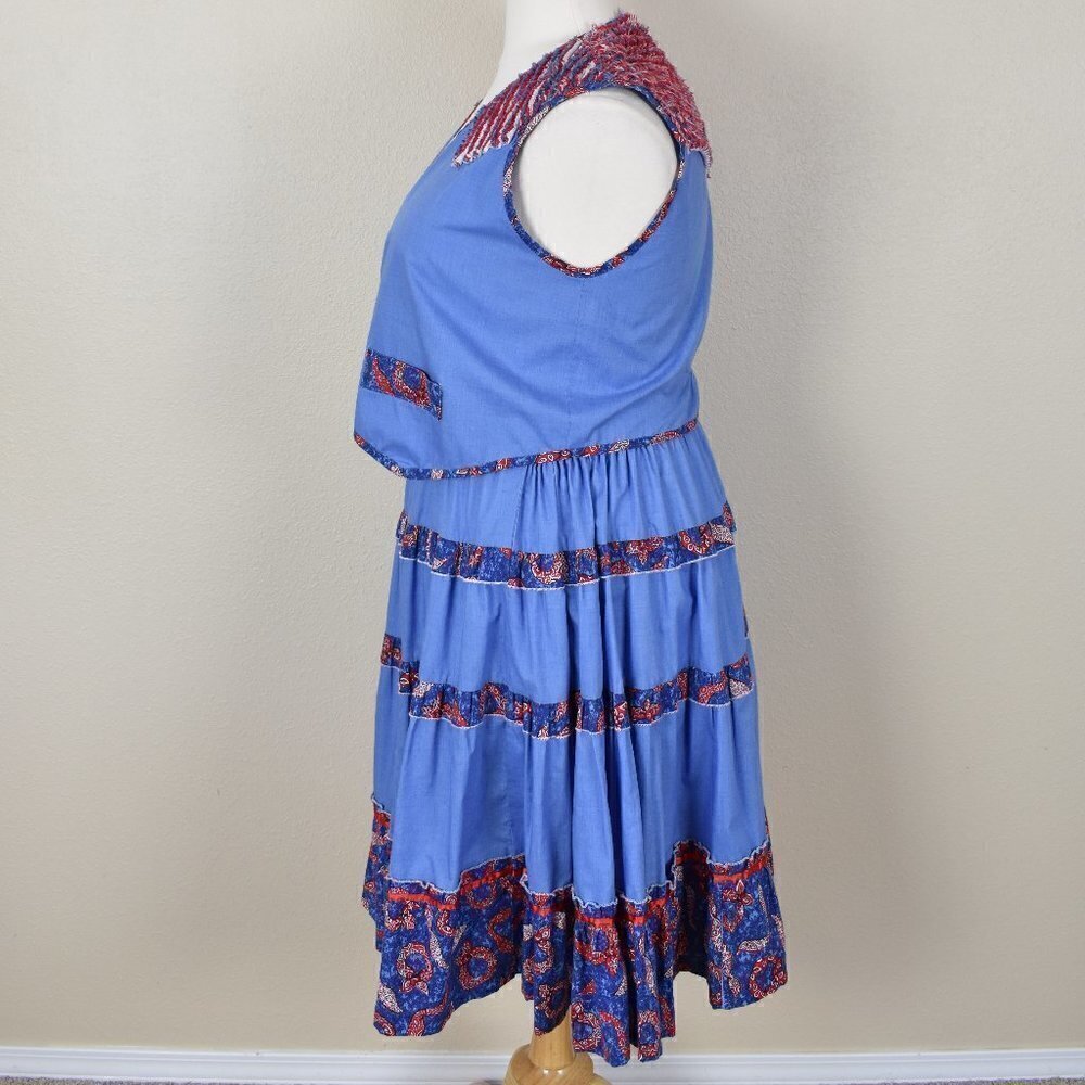 Vintage Country Western Square Dance Vest Skirt Outfit 14/16 - Picture 3 of 7
